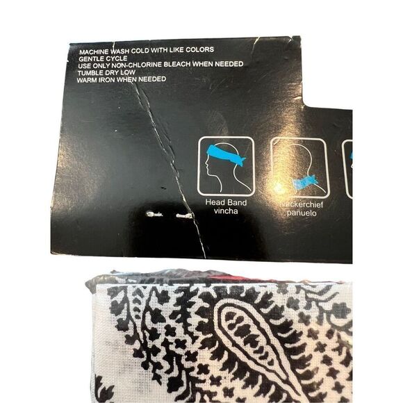 Fashion bandanas 100% cotton pack - Picture 4 of 9